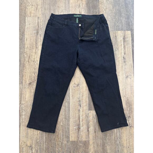 Lauren Jeans Co. Ralph Lauren Women's Cropped Jeans Size 18W - Picture 1 of 5